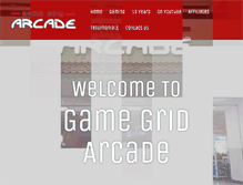 Tablet Screenshot of gamegridarcade.com